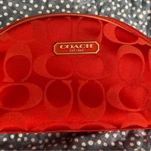 Coach cosmetic bag